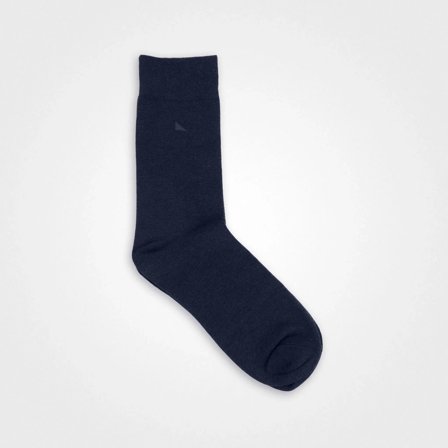 Eco-Friendly Peacoat Bamboo Crew Socks | agood company, 35-38