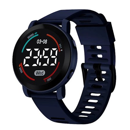 Damklockor LED Digital Elektronisk Klocka Herr Utomhus Sport Casual Slim Mjuk Silikon Damarmbandsur Reloj Digital Mujer