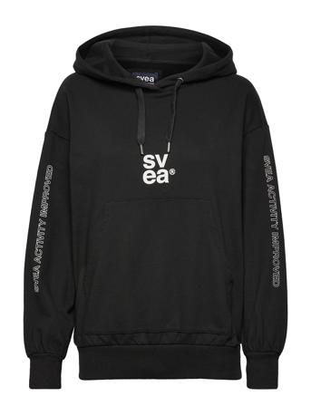 W. Logo Paperbag Hoodie Black Svea