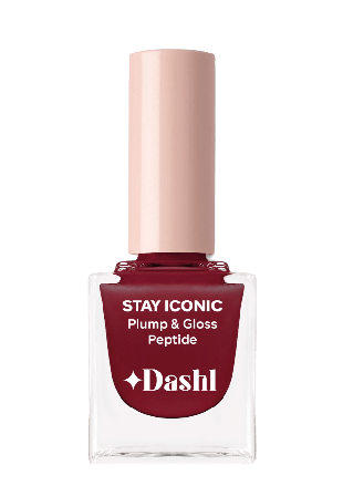 DASHL Stay Iconic Plump & Gloss Peptide Nagellack Unisex Röd 10ML