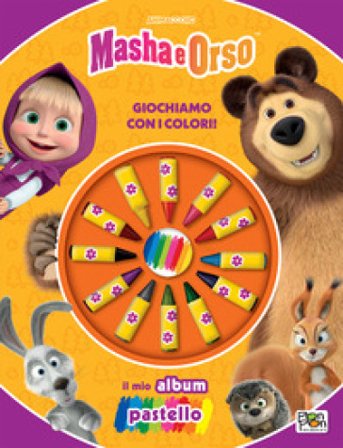 Giochiamo con i colori! Masha e Orso. Il mio album pastello. Ediz. a colori. Con 12 pastelli a cera Lisa Capiotto