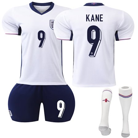UEFA Euro 2024 England Hjemmebanetrøje til Børn Nr. 9 Kane 18