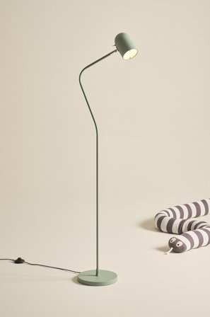 Jotex - BOOMI gulvlampe Grønn matt svart - Kjøp Gulvlamper hos Jotex