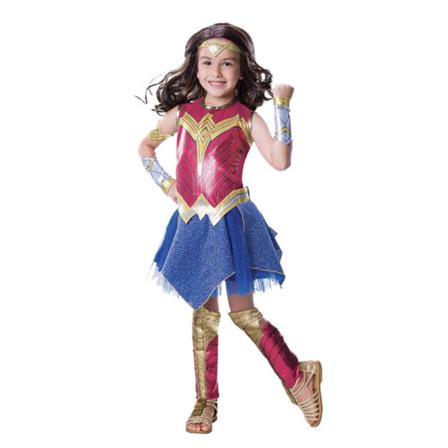 Wonder Woman Kid Girl Halloween Cosplay Kostym Party Dekor