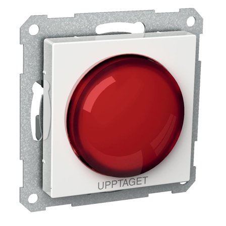 Schneider Electric Exxact WDE002354 Ljussignal upptaget, röd lins 230V, Strömbrytare & vägguttag