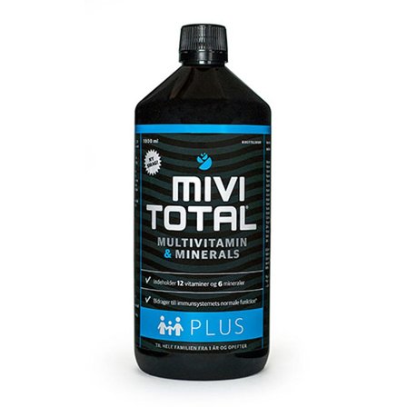 Midsona Danmark Mivitotal Plus 1000 ml, Helse & Madvarer, Vitaminer, Multivitaminer