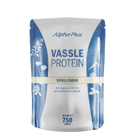 Alpha Plus Vassleprotein Vanilj 750 g