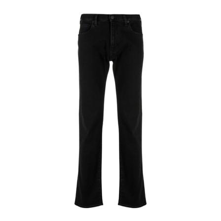 Emporio Armani, Straight Jeans Zwart, Heren, Maat:W32