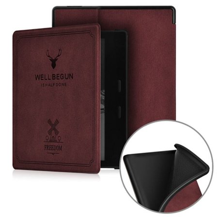 Smart Cover 7 tums E-boksläsare Case WINE RED