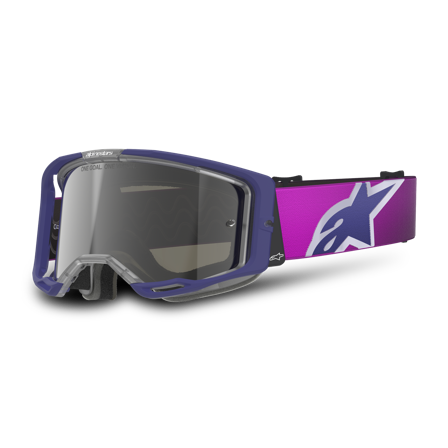 Masque Cross Alpinestars Vision 8 Corp Violet/Gris