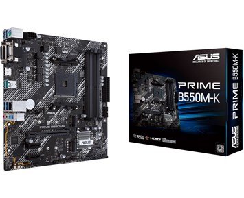 ASUS-PRIME B550M-K-PRIME B550M-K hovedkort for 3. gen. AMD Ryzen-Computer components-AMD Socket AM4