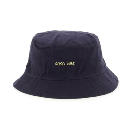 Maison Labiche, Embroidered joffre bucket hat Blauw, Heren, Maat:ONE Size,Katoen