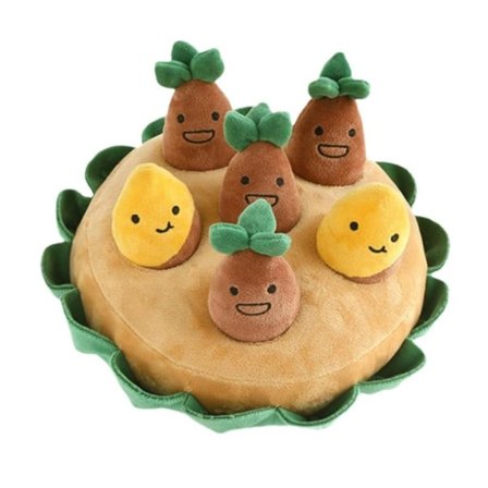 Hund leksak drar söt potatis set interaktiva hund leksaker