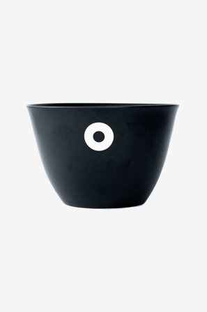 Rotor design - Serveringsskål i stengods - Svart - Servering- & salladsskålar - Från Homeroom