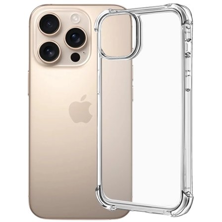 iPhone 16 Pro Max Skal - Extra Stöttåligt och Slitstarkt Transparent
