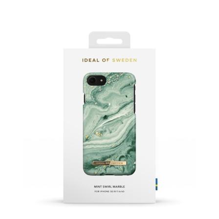 Printed Case iPhone 8/7/6/6S/SE Mint Swirl Marble