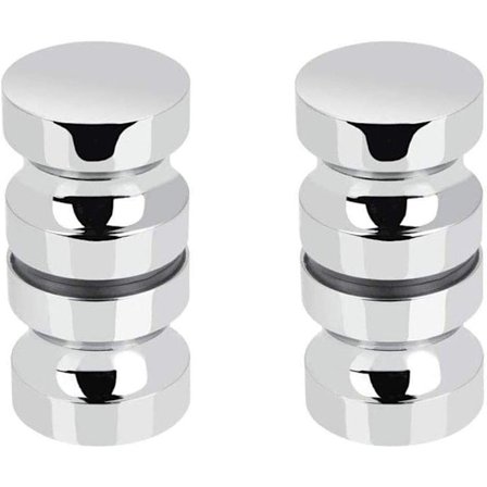 2 Håndtak Sett Dusjdør i Rustfritt Stål med Aluminium Håndtak{ee}