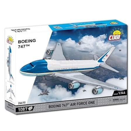 Malli - COBI - Boeing 747 Air Force One - 650 osaa - Muovia - Itse koottava