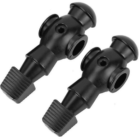 Bordfotboll Män Spelare 2 St Foosboll Spelare Ersättning För Dynamo Bord Kul Spel Leksaker (Svart)