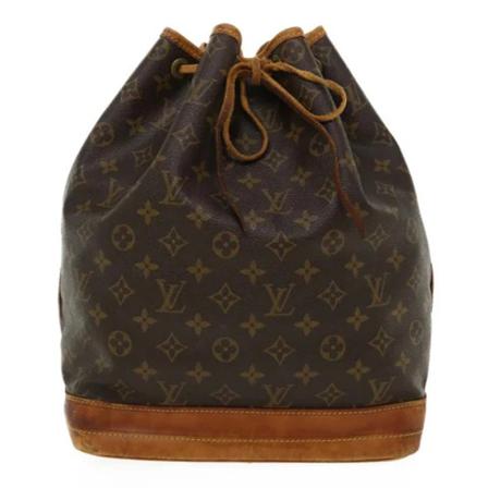 Louis Vuitton Vintage, Pre-owned Noe Monogram Bag Bruin, Dames, Maat:ONE Size,leer
