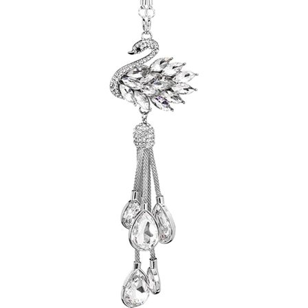 Kristallsvanshänge till bil, Bling-personligt kristallsvanshänge till bil