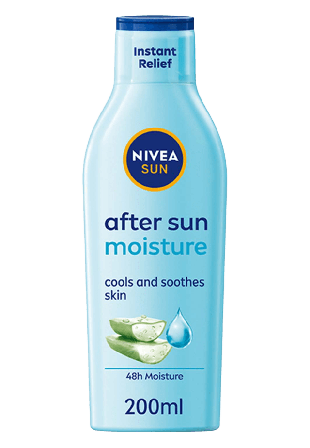 NIVEA After Sun Moisture Lotion 200 ml Solskydd & solvård Dam