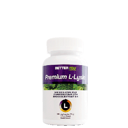 Better You Premium L-Lysin 100 kapslar