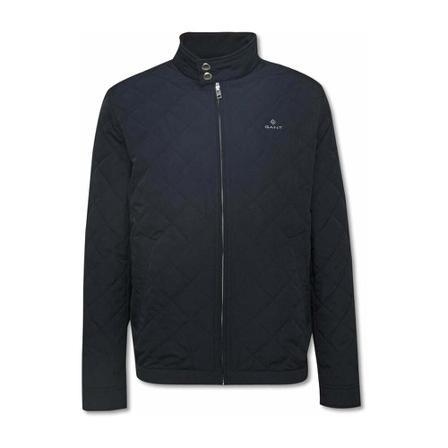 Gant Quilted Windcheater Evening blå, Herr Sommarjackor, Herr, Storlek: M