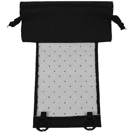 Bilsete skinnbenstøtte forlengelsesmatte svart(svart)