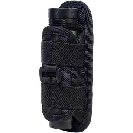 Taktisk 360 Graders Drejelig Lommelygte Holster Torch Holster Bæltepose Bærbar Lommelygte Holder Jagt Belysningstilbehør, Torch Holster 360 Grader