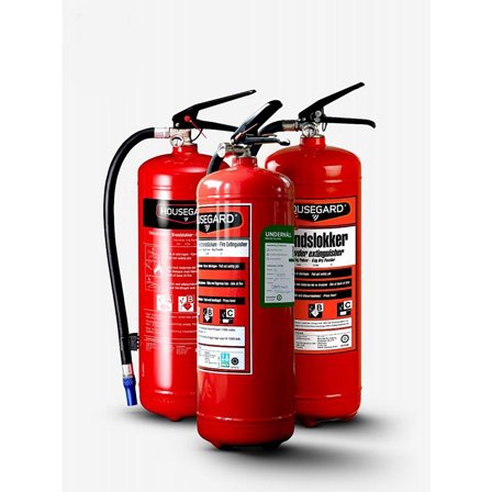 HOUSEGARD Brandsläckare ReUse Pulver röd 55A - Lyreco - Skyddsutrustning - Brandsäkerhet - Brandsläckare