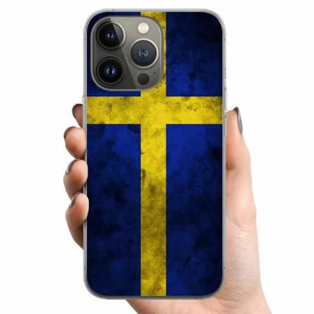 Apple Iphone 14 Pro Tpu Mobilskal Sverige Flagga