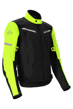 Chaqueta de Moto Acerbis X-Street Negro/Amarillo XL