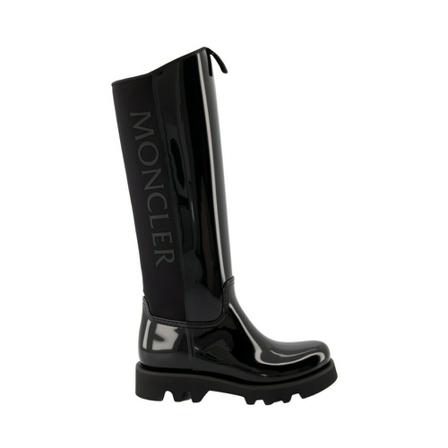 Moncler, Rain Boots Czarny, Kobieta, Rozmiar: 40 EU