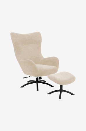 NORDFORM - Nojatuoli ja rahi Lexus - Ruskea - Nojatuolit - - Homeroom