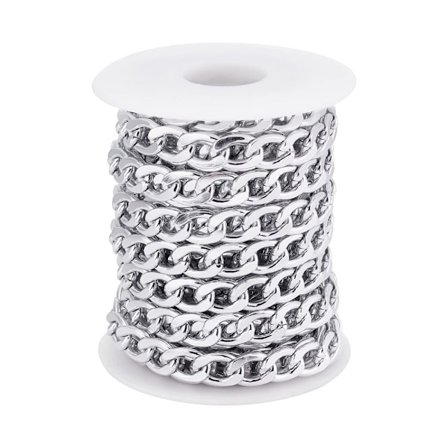 1 rull 16,4 fot kantkjeder Twisted Links Kjede Kabelkjede