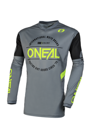 Maglia Cross O'Neal Element Brand V.23 Grigio-Nero M