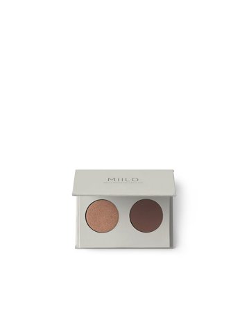 MIILD Natural Mineral Eyeshadow Duo Brown Orb, Makeup, Øjne, Øjenskygge