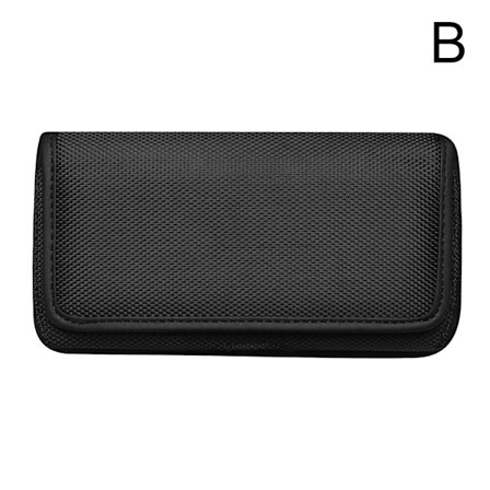 Horisontal Nylon Beltehemper Mobiltelefon Holster Holder Bæreveske for Etui Sleeve Po
