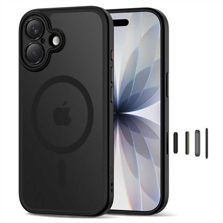 Tech-Protect Magpeak Magsafe CC-etui til iPhone 17 - mat sort