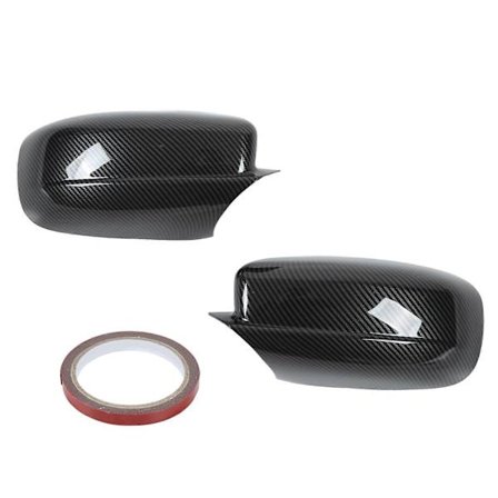 2 STK Bakspeildeksel Karbonfiberstil med dobbeltsidig lim Erstatning for Chrysler 300 2011-2019