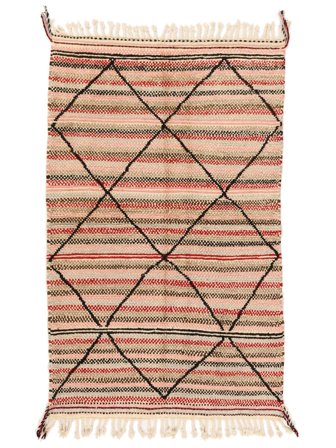Berber Moroccan - Mid Atlas 149X242 Brown/Beige Wool, Morocco