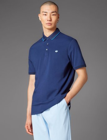 adidas Golf Originals F Solid Polo Lc - Navy - XS