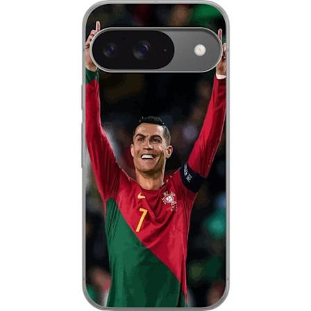 Google Pixel 9 Pro Genomskinligt Skal Cristiano Ronaldo (Portu