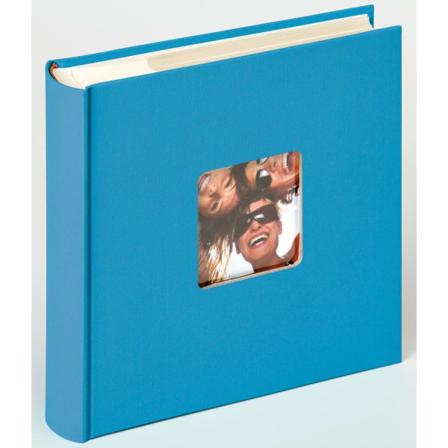 Walther Design Fotoalbum Fun Memo 10x15cm Cm Havsblå 200 Foton Blå