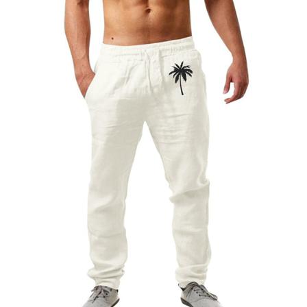 Herr Print Underdelar Elastiska Midja Byxor