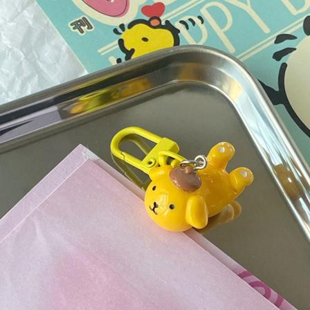 Kawaii nyckelring Anime figur väska nyckelring hängsmycke flicka födelsedag E