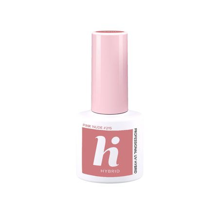 HI HYBRID Choco&Latte Smalto Semipermanente #215 Pink Nude 5ml - Smalto Gel e semipermanente