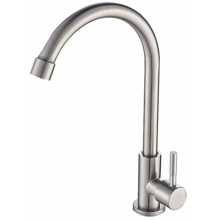 304 rustfrit stål vandhane enkelt koldt vandhane køkken altan vandhane