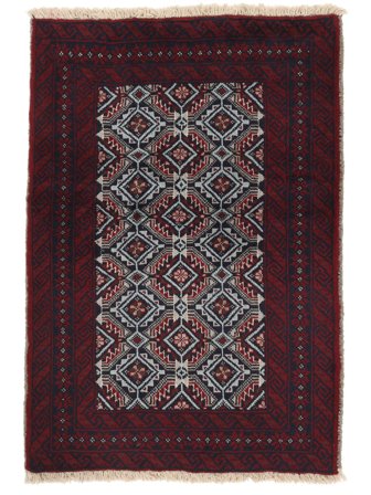 Belutsch Teppich Orientalischer Schwarz/Dunkelgrau (Wolle, Persien/Iran)